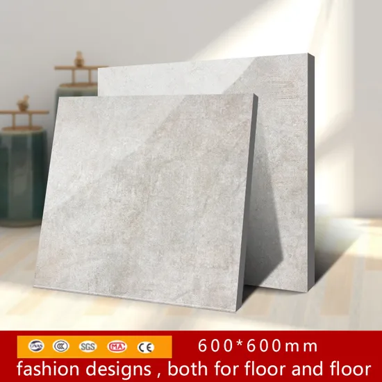 Foshan Factory Newest Cement Design Six Face Ceramic Floor Tile for Airport
