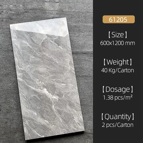 Full-Body Marble Floor Premium Polished Glazed Metallic Porcelain Ceramic Tiles for Living Room
