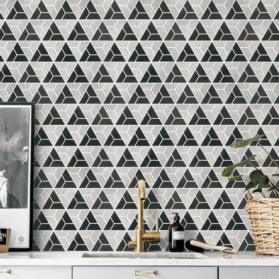 2020 New Design Hexagonal Marble Mosaic Wall Tile for Euro Style Kitchen