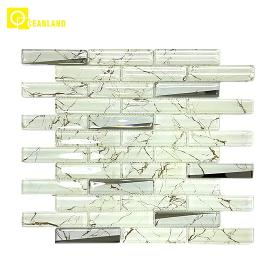 Factory Price Interior Glass Bathroom Background Wall Tile Crystal Mosaic