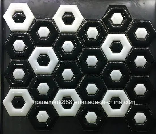 Foshan Factory Ceramic and Glass Mixed Decorative Mosaic for Hotel