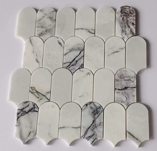 White Lilac Marble 12X12X3/8 for Kitchen Bathroom Border Wall Tile Backsplash Mosaic/Sheet