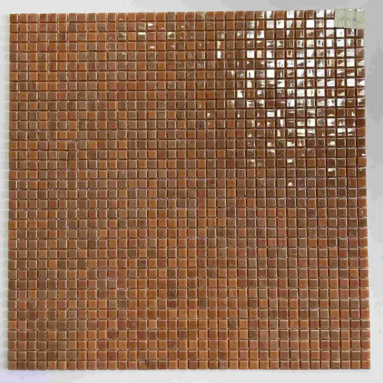 Foshan Popular Decorative Building Material Glossy Crystal Glass Floor Wall Mosaic