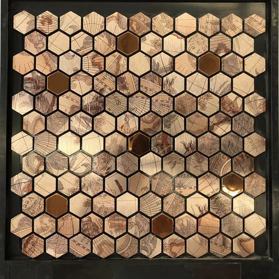 Home Decor Self Adhesive Peel and Stick Backsplash Kitchen Bathroom 3D Mosaic Tile Stickers