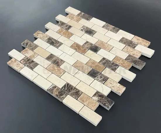 Newstar Nature Marble Mosaic Bathroom Glass Mosaic Sale Classic OEM Customized Wall Style Surface