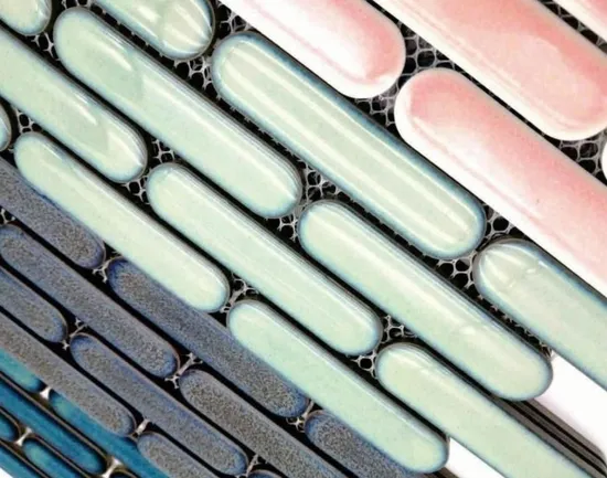 Factory Supply Inkjet Glazed Ceramic Mosaic Floor Tile for Kitchen