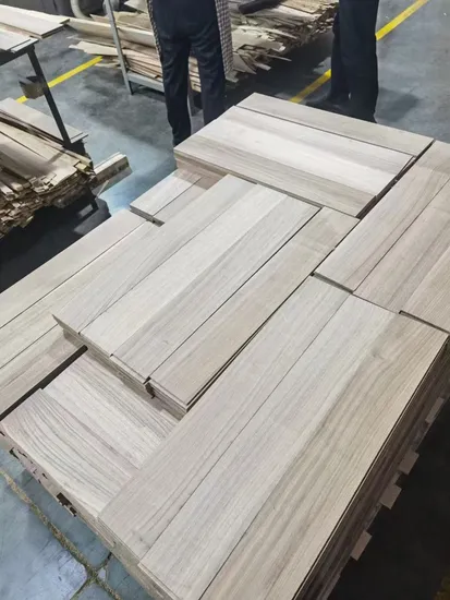 North America Great Lakes 4.5mm Thickness Walnut Veneer Floor Toplayer Lamella for Engineered Flooring