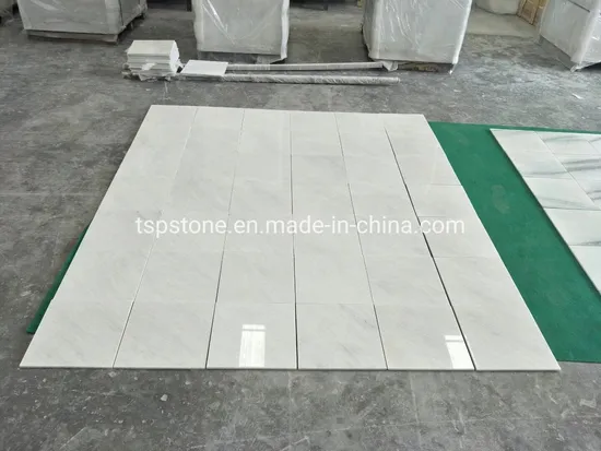 Natural Marble Tile for Flooring Tiles (Crystal white/jade white)