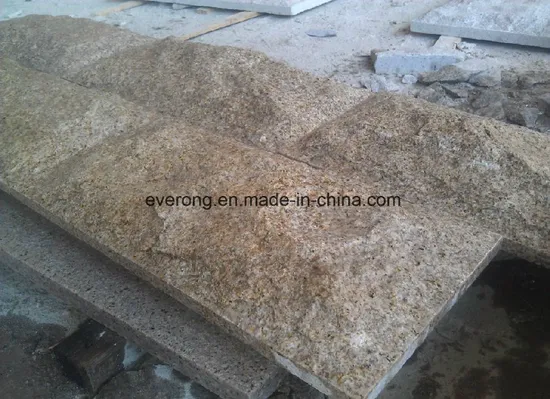 Natural Rusty Yellow Mushroom Ledgestone Wall Tile for Outdoor Wall Panel, Wall Cladding