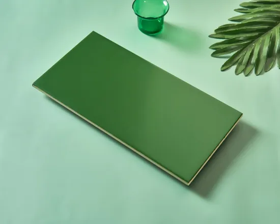 150X300mm Dark Green Water Proof Bathroom Decorative Glazed Wall Tiles