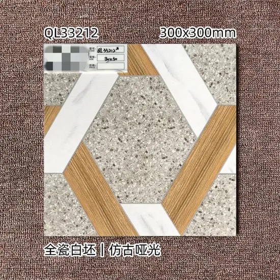 3D Inkjet Rustic Matt porcelain Floor Tile for Floor Building Material