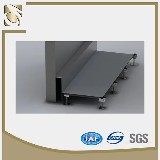 600*600mm Steel Encapsulated Pure Calcium Sulphate Access Raised Antistatic Elevated Floor for Sale