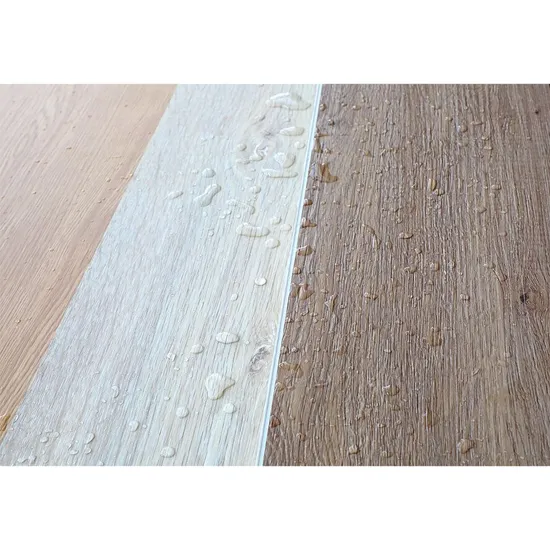 Garage Home Decor 3.5mm 4mm 5mm Click Spc Core Vinyl Planks Plastic Floor Tile