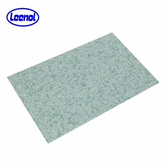 Anti-Static 600mm*600mm Customized Thickness Green Floor ESD PVC Flooring