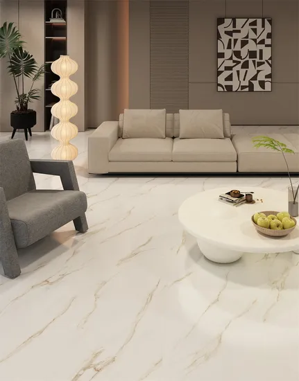 Rustic Tiles 600X600 White Stone Look Porcelain Floor Tiles Matte Floor Tile