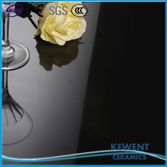 Manufacturer Price Full Body Deep Black Polished Porcelain Floor Tiles