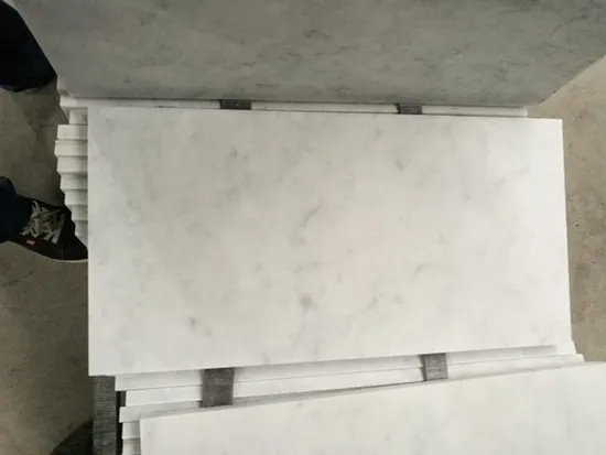 White Carrara Marble Tiles for Flooring/Wall/Interior/Backsplash/Bathroom Floor Tile