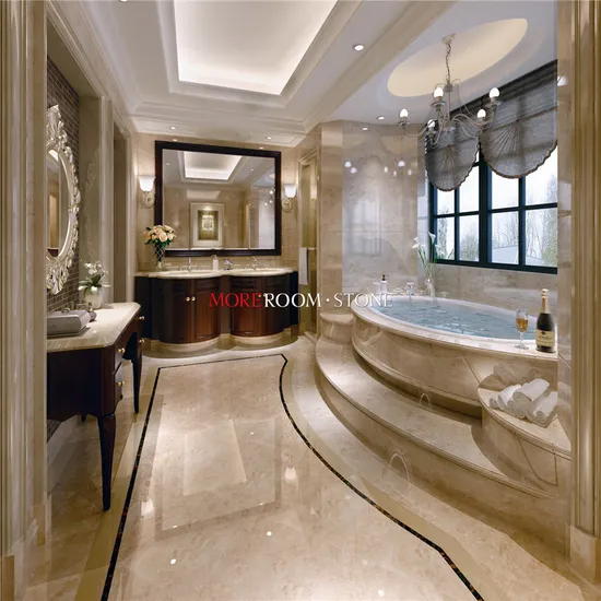 Foshan Cappuccino Marble Look Porcelain Tile for Floor and Wall