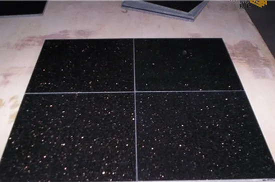 Indian Black Noir Galaxy Granite Tile for Hotel/Commercial/Flooring/Wall Polished Stone Tiles