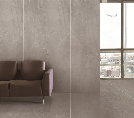 Sintered Stone Italian Style Grey Slab Living Room Residential Building Material 1600*3200 Porcelain Tile