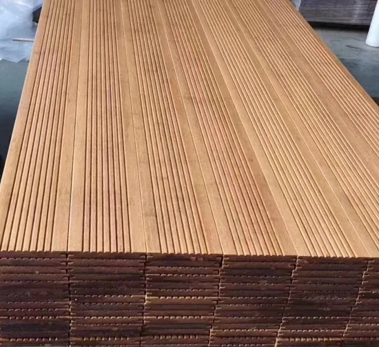 Hot Selling Bamboo Outdoor Decking 18mm Thickness Strand Woven Bamboo Floor Bamboo Solid Board