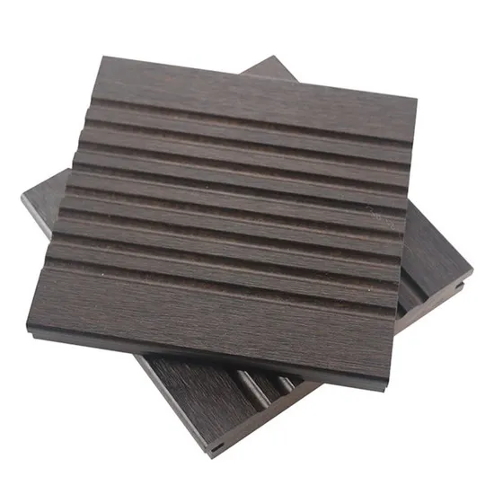 Durable 18mm Engineered Black Bamboo Decking Carbonized Strand Woven Board