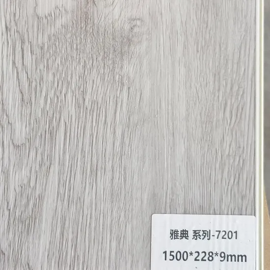 Modern Natural Wooden Design Unilin Click Lock Spc Vinly Plank Floor