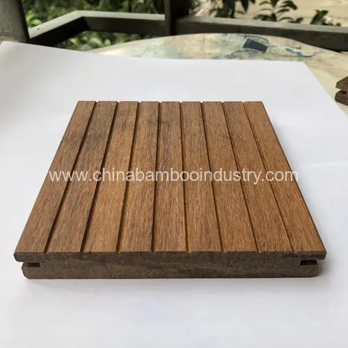 Best Price Solid Bamboo Grooved Decking 18 mm Bamboo Decking Strand Woven Bamboo Outdoor Panel