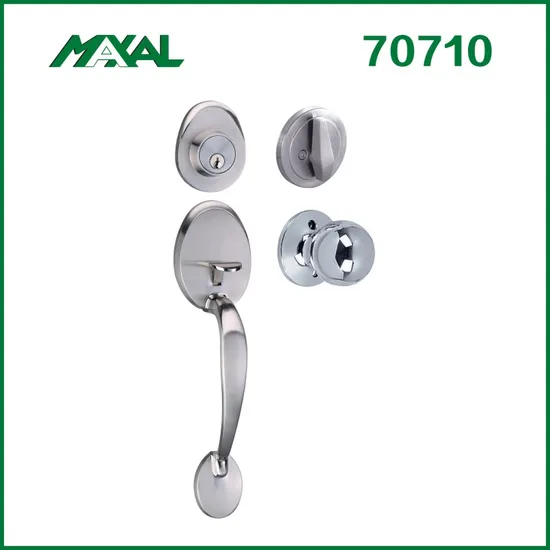 Znic Alloy Heavy Duty Handle Set Front Single Cylinde Security Grip Door Lock