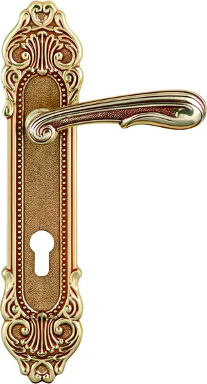 B-PM9080L-OG Luxury Brass Door Lock Door Handle