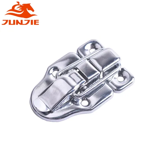 J411 Briefcase Key Lock Metal Lach for Transportation Mild Steel Draw Latch