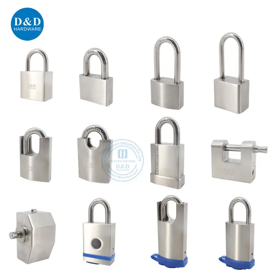 Waterproof Laminated Krys Iron Warehouse Container Fingerprint Stainless Steel Rectangular Security Safety Guangdong Horizontal Opening Brass Key Padlock