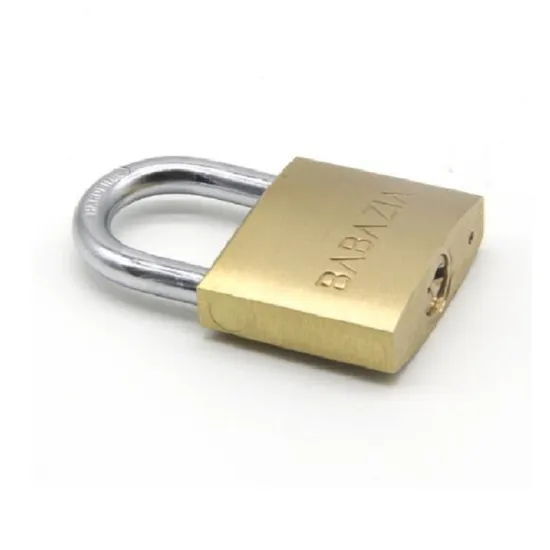 Top Security Identical Unlock Key Padlock Industrial Custom Size Solid Brass Padlock
