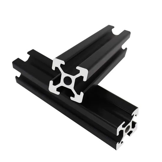 2020 T V Slot Silver Black Aluminum Profile Extrusions for 3D Printer