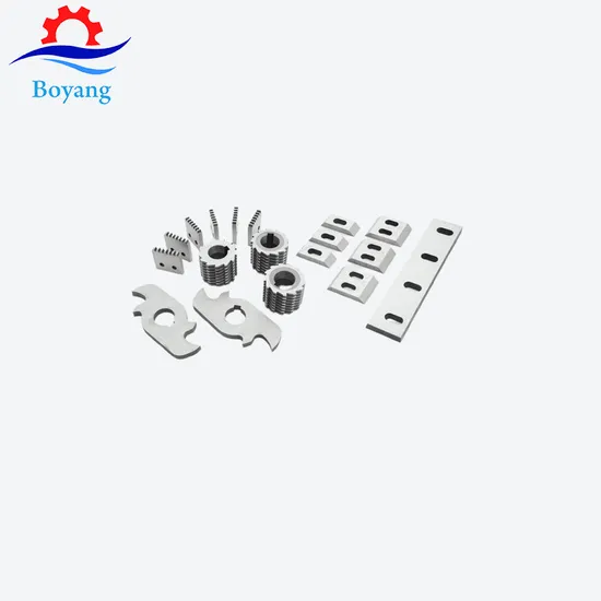 Dividing Paper Wood Chipper Blade Carton Slotting Machine Blade for Packaging Industry Machine Blade