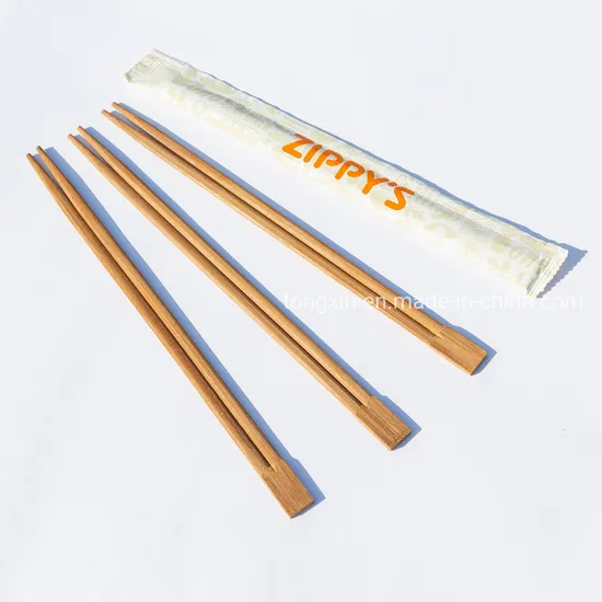 Custom Colorful Printing Logo Paper Sleeve Japanese Bamboo Sushi Chopsticks