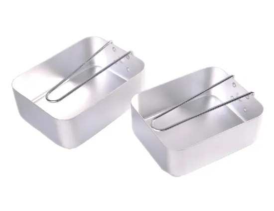 Military Canteen Set Army Mess Tins a Big and a Small One