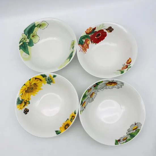 7" Salad Bowl Food 5-10 Inch Porcelainware Ceramics Stoneware Tableware
