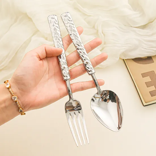 Stainless Steel Elegant Cloth Style Cutlery/Tableware/Dinnerware Premium Factory Cost Customized