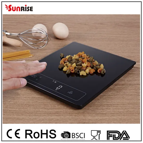 Glass New Arrival Electronic Weighing Kitchen Touchless Infrared Induction LED Digital Kitchen Scale