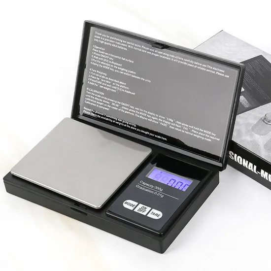 Digital Pocket Scale Portable Electronic Jewelry Scale 0.1 or 0.01 Gram Division 300g 500g Max. Weight