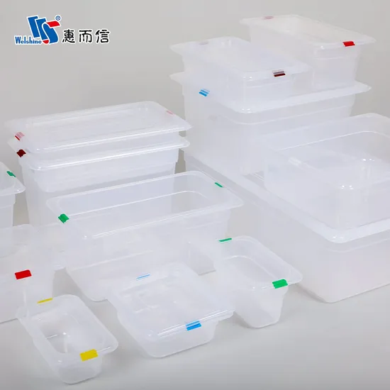 All Standard Size Commercial Restaurant Transparent PP Polypropylene Plastic Food Container Gn Tray Pans