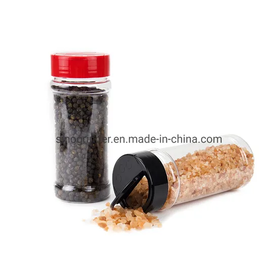 8oz 230ml Plastic Packing Spice Bottle Spice Tools Shaker Herb Jar