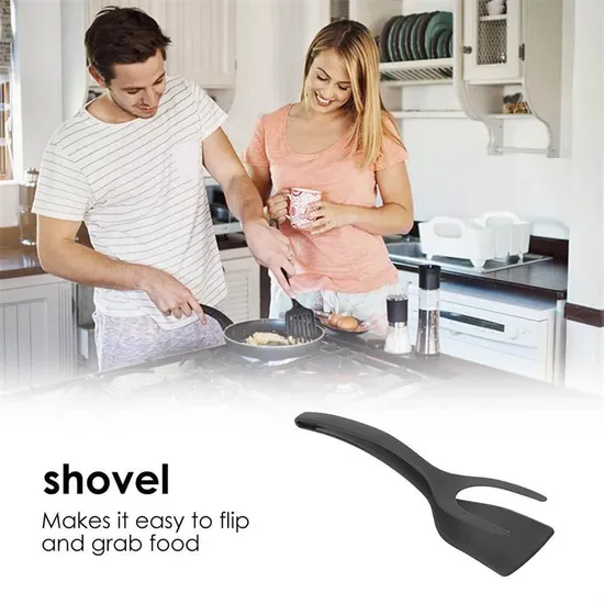 Non-Stick Bread Egg Turners Cooking Tongs for Kitchen Utensils Silicone Spatula Cooking Tool