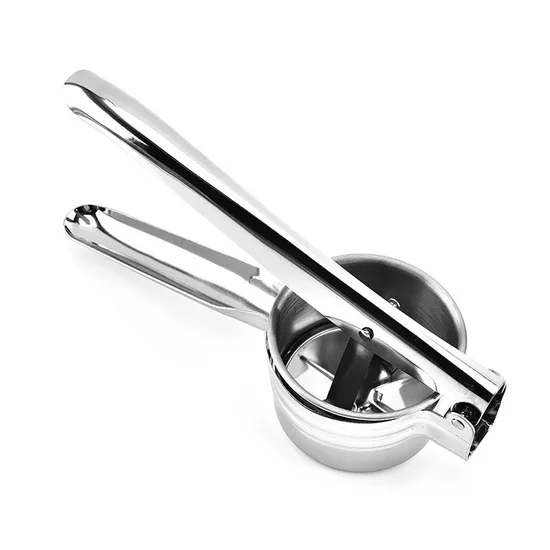 3 Interchangeable Discs for Fine Medium Coarse Stainless Steel Potato Ricer