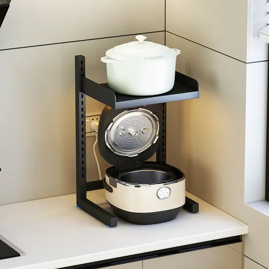 Metal Storage Rack, Storage Shelving Rack for The Kitchen, Elegant Disign, Adorable Shape, Easily Move, Multi-Colors, Adustable