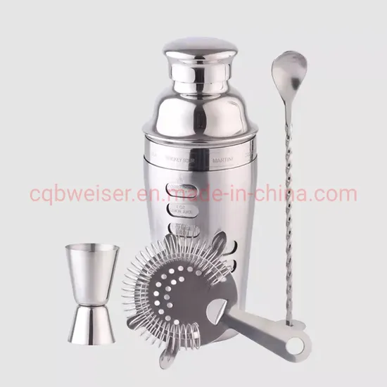 Professional Bartender Wine Stainless Steel Bar Wine Tools Jigger Cocktail Shaker