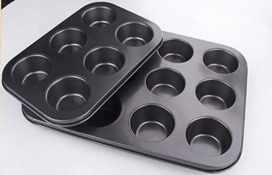 Non Stick 6 Cup Size Muffin & Cupcake Bakeware Tray Cake Mold