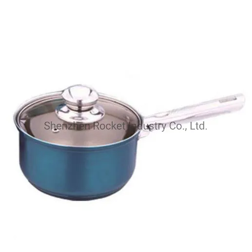 Red Color Kitchen Ware Stainless Steel Pot Casserole Cookware Cookware Sets