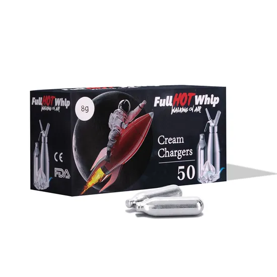 New Arrivals Cargador De Crema Batida Whipped Cream Dispenser Cargador De Crema Batida 8 G Cream Chargers Metal Dessert Tools